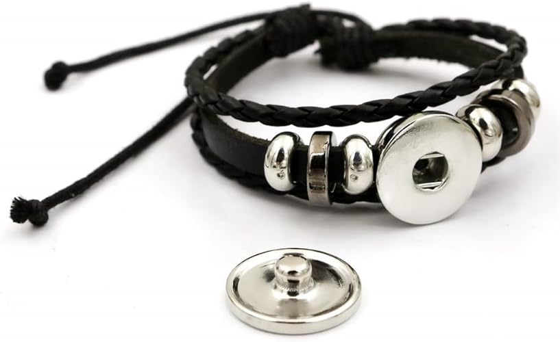 Luminous Sun and Moon Couple Bracelet - Glow in the Dark Matching Braided Leather Jewelry for Couples, Adjustable Long Distance Love Gift for Him & Her (black,pink)